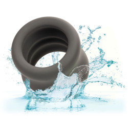 alpha ring by Calextotics Ballstretcher Alpha Scrot 35 mm - Hauteur 45 mm Gris
